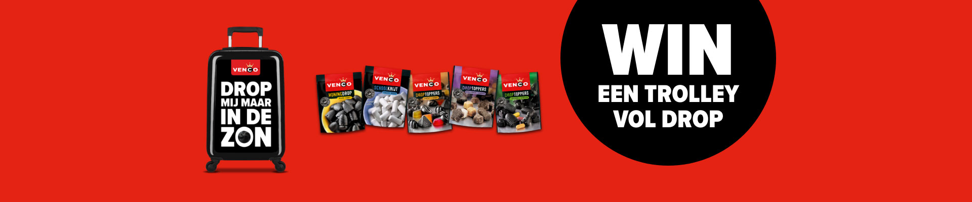 Hoe maak ik kans om een koffer vol drop te winnen?